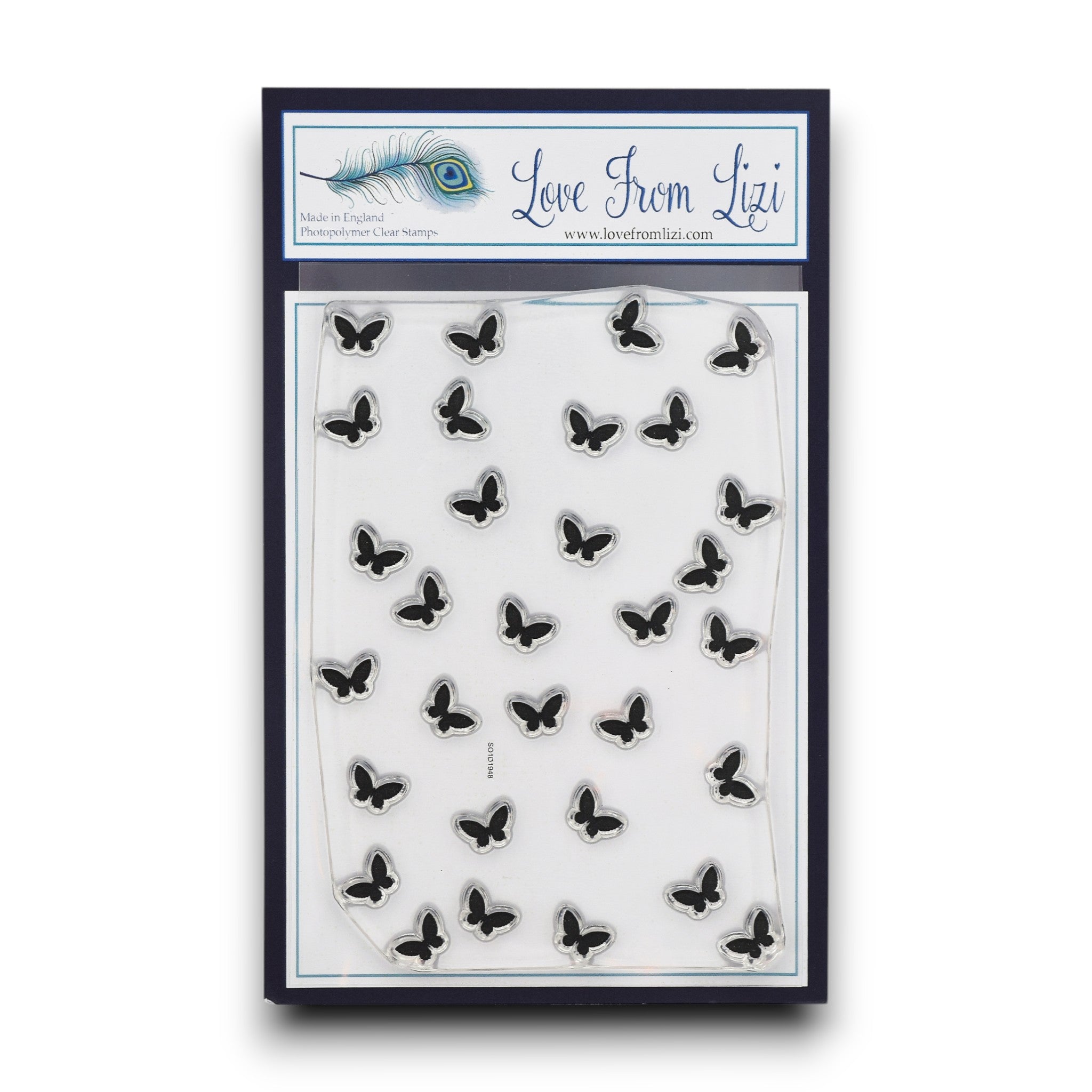 Mini Butterfly Background - Stamp Set